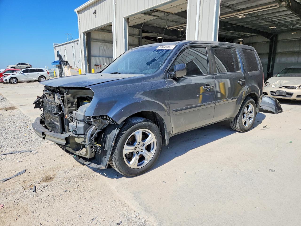 2012 Honda Pilot Exl Gray vin: 5FNYF3H5XCB017350