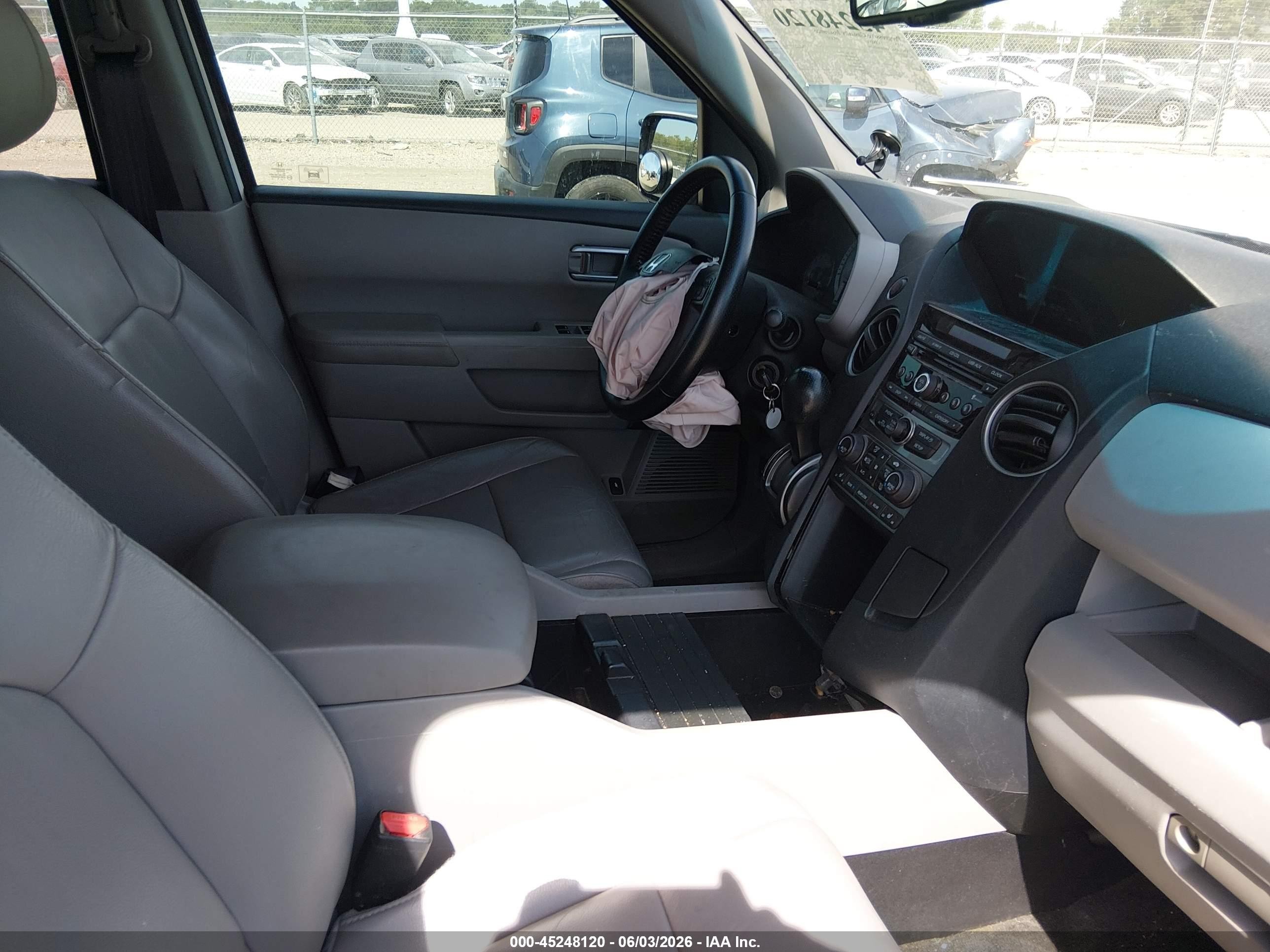 2012 Honda Pilot Ex-l White vin: 5FNYF3H5XCB020779