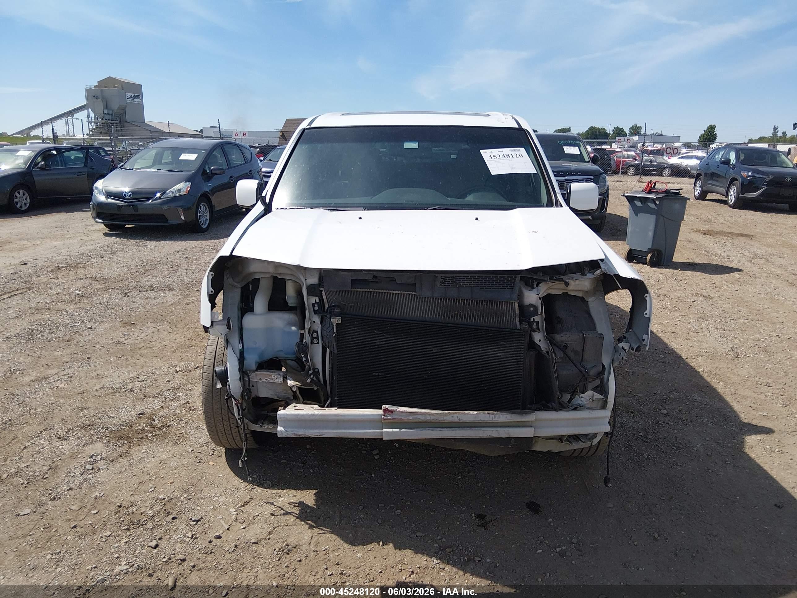 2012 Honda Pilot Ex-l White vin: 5FNYF3H5XCB020779