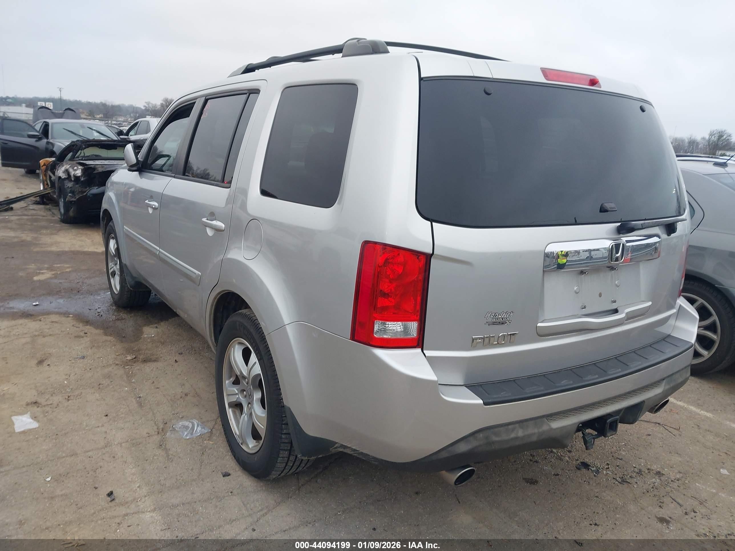 2012 Honda Pilot Ex-l Gray vin: 5FNYF3H5XCB022192