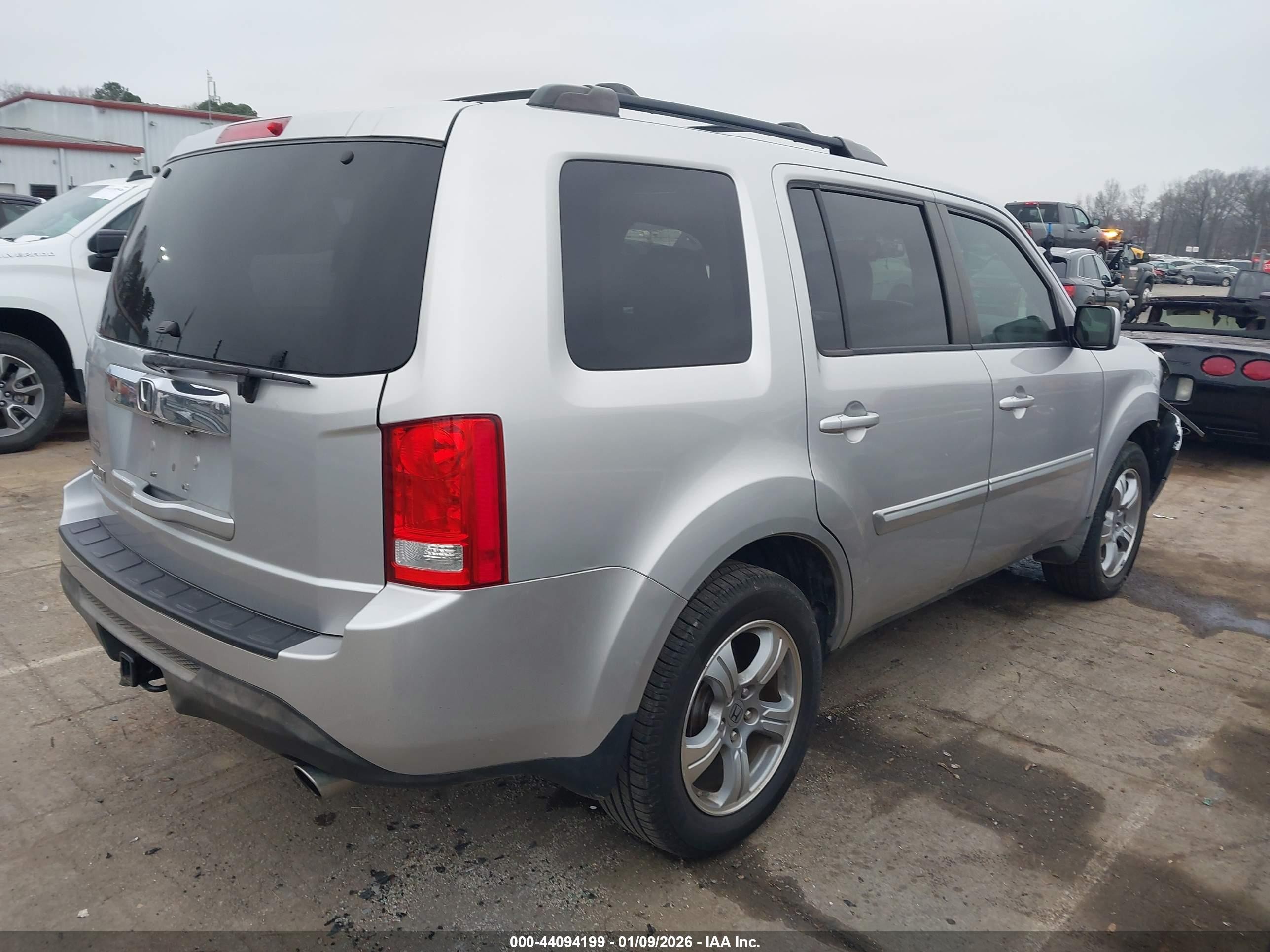 2012 Honda Pilot Ex-l Gray vin: 5FNYF3H5XCB022192