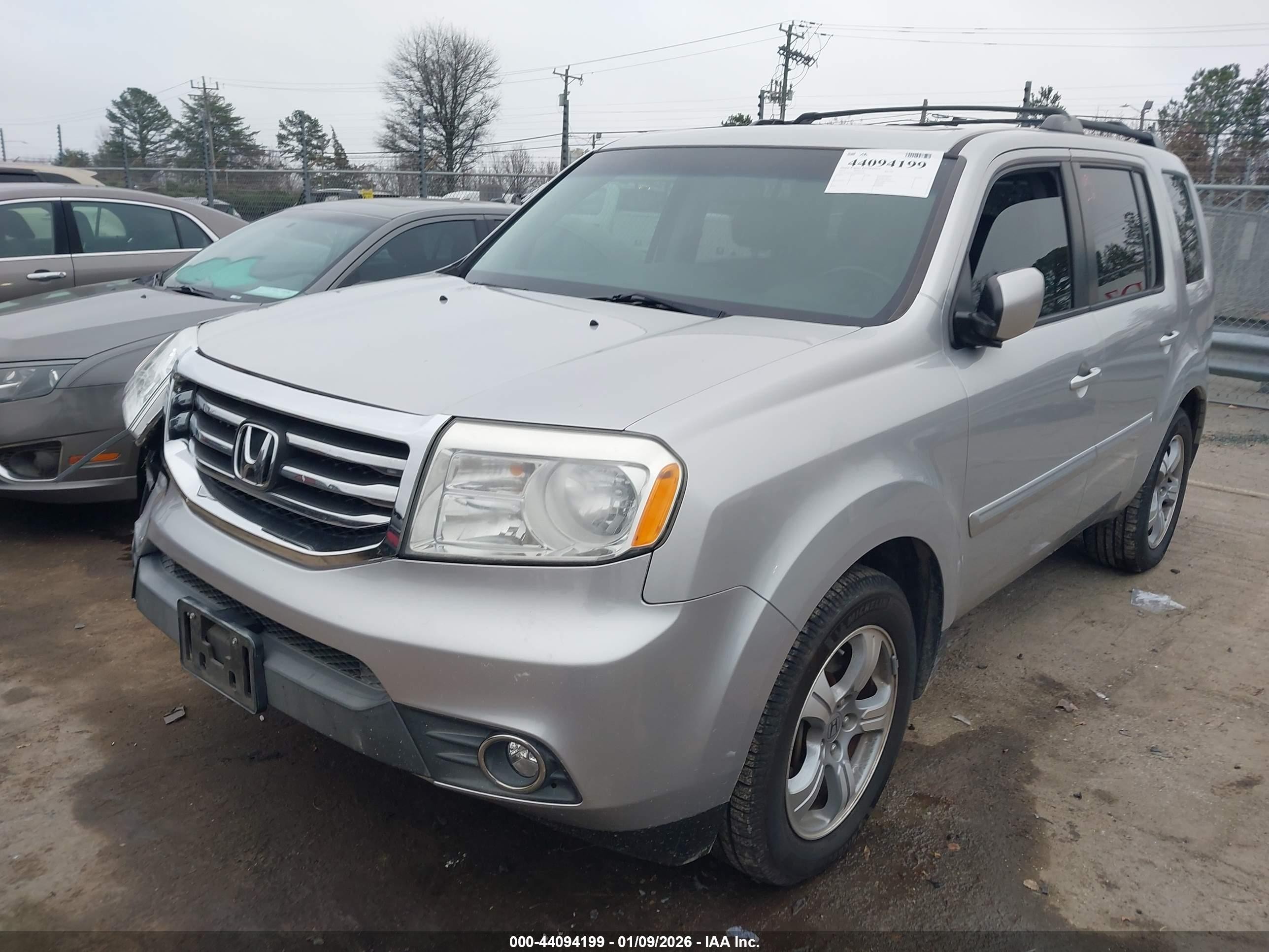 2012 Honda Pilot Ex-l Gray vin: 5FNYF3H5XCB022192