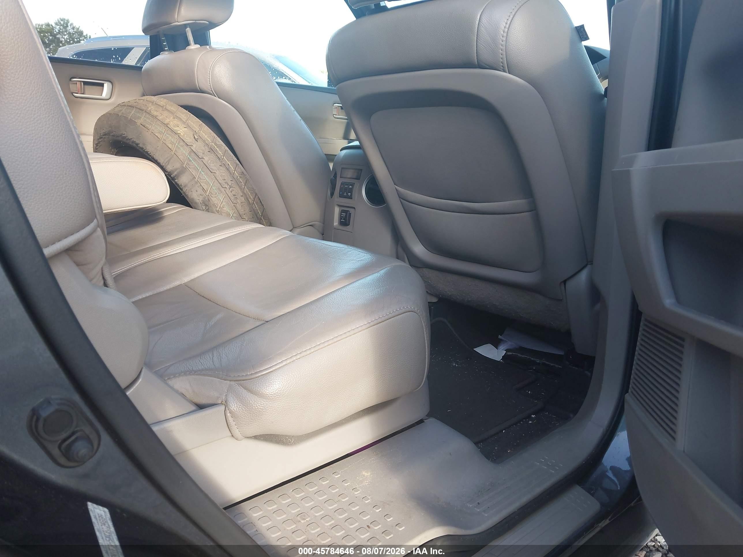 2012 Honda Pilot Ex-l Gray vin: 5FNYF3H5XCB034889