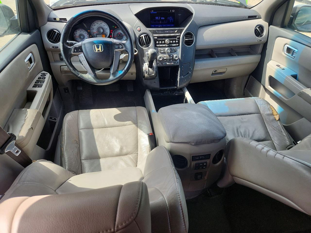 2012 Honda Pilot Exl Gray vin: 5FNYF3H5XCB036545
