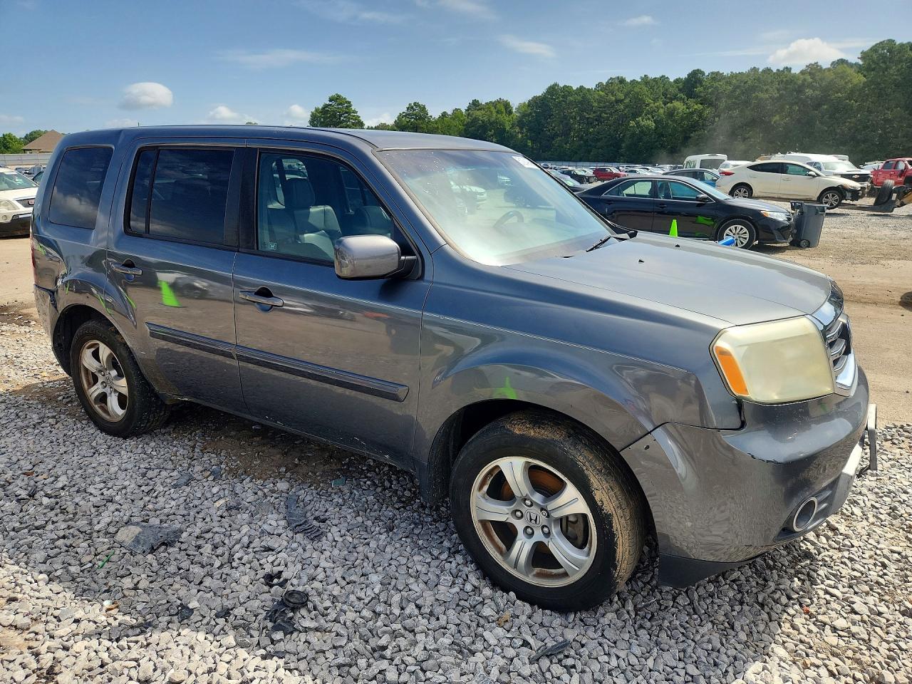 2012 Honda Pilot Exl Gray vin: 5FNYF3H5XCB036545