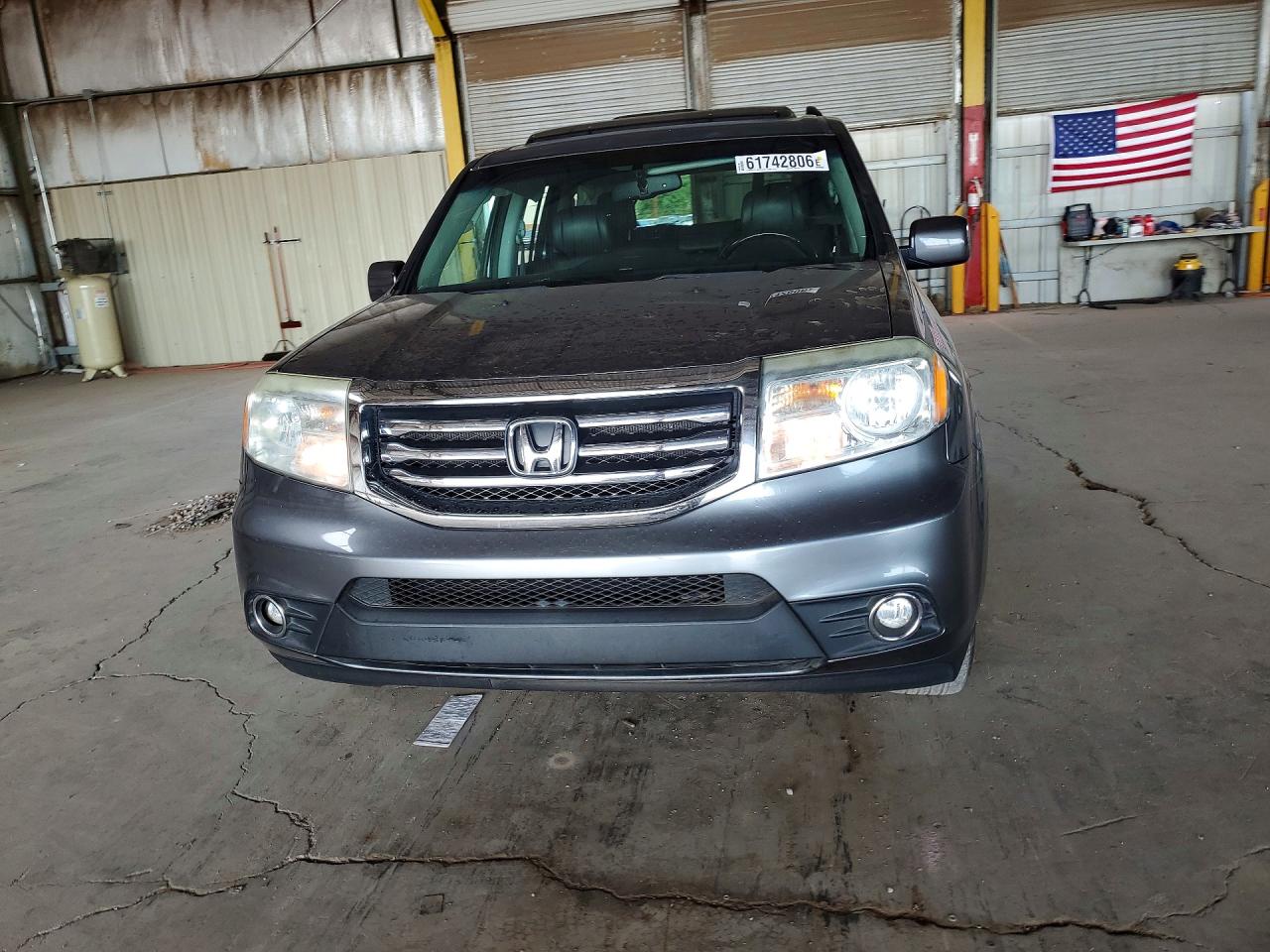 2012 Honda Pilot Exl Gray vin: 5FNYF3H5XCB040305