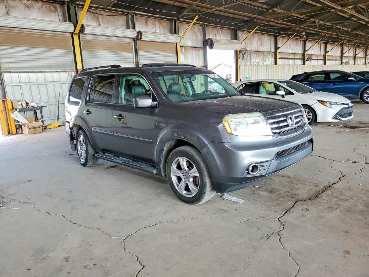 2012 Honda Pilot Exl Gray vin: 5FNYF3H5XCB040305