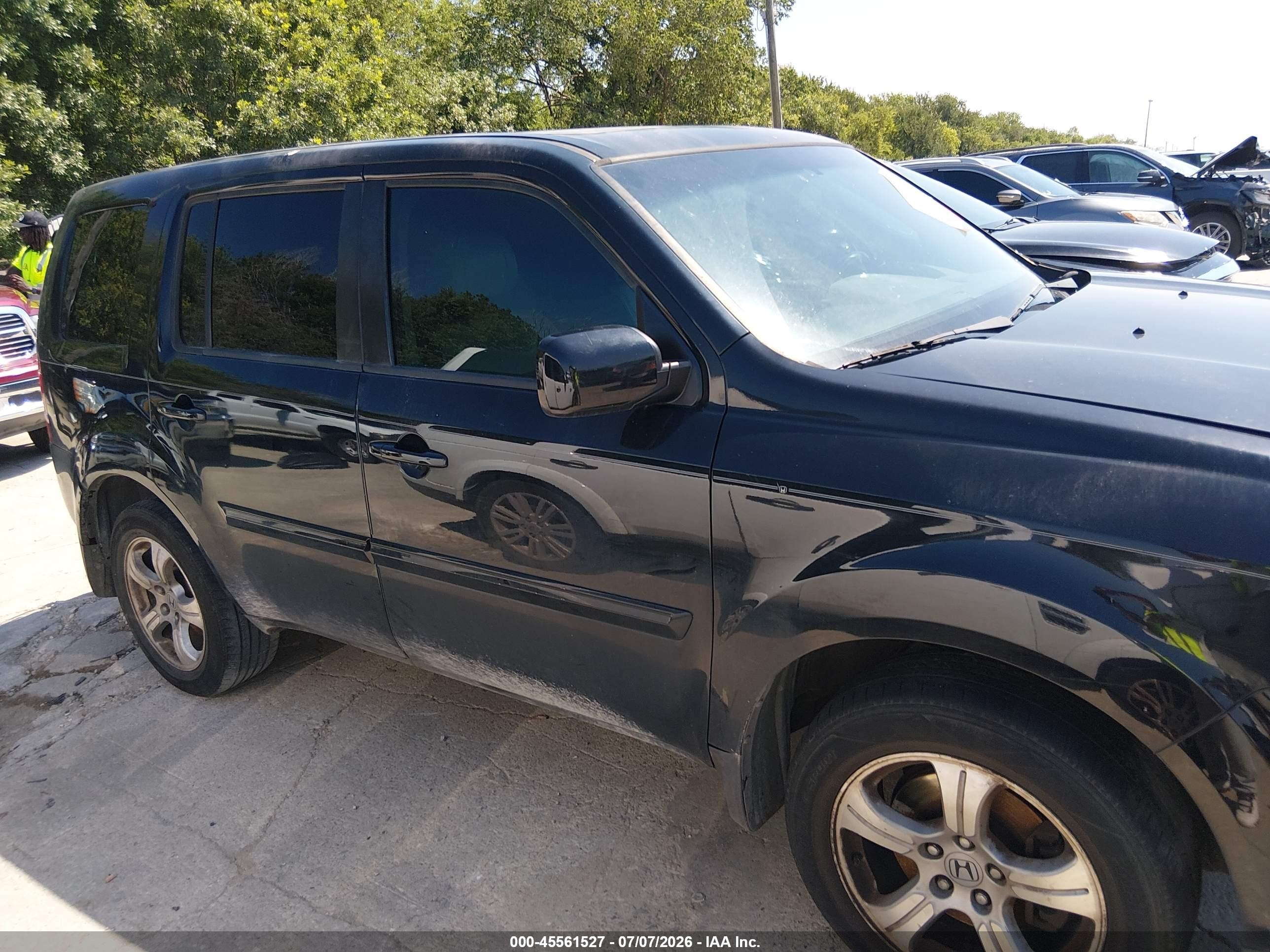 2013 Honda Pilot Ex-l Black vin: 5FNYF3H5XDB007645