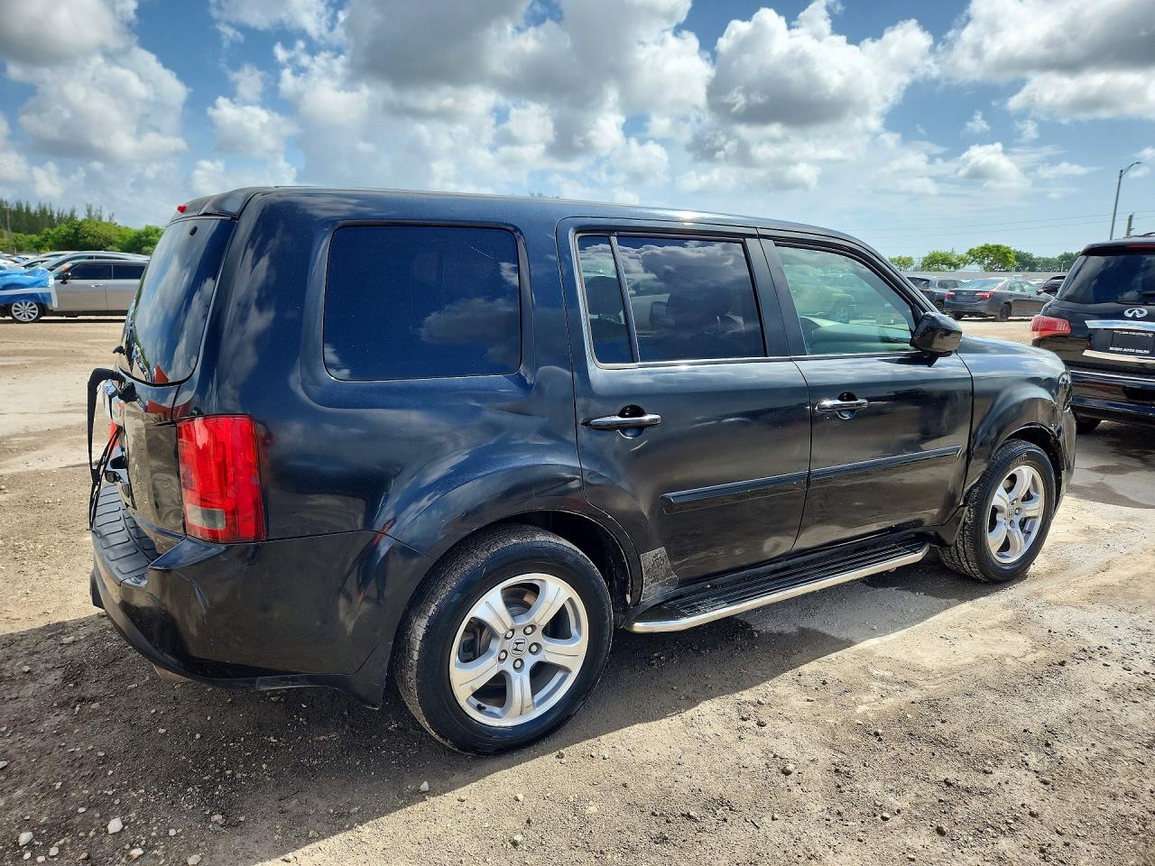 2013 Honda Pilot Exl Black vin: 5FNYF3H5XDB010187