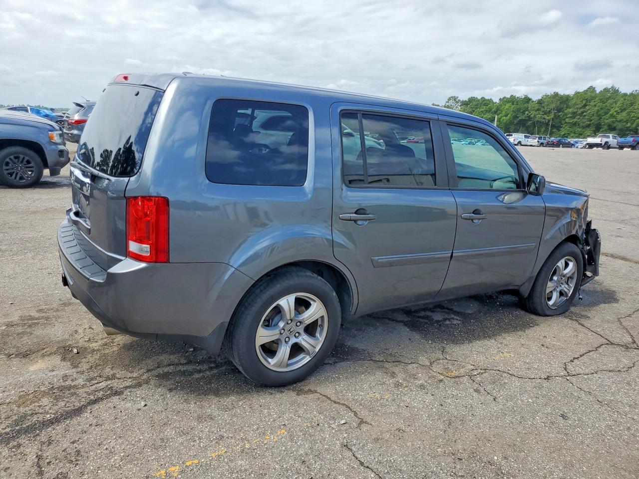 2013 Honda Pilot Exl Gray vin: 5FNYF3H5XDB016989