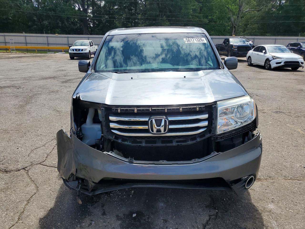 2013 Honda Pilot Exl Gray vin: 5FNYF3H5XDB016989