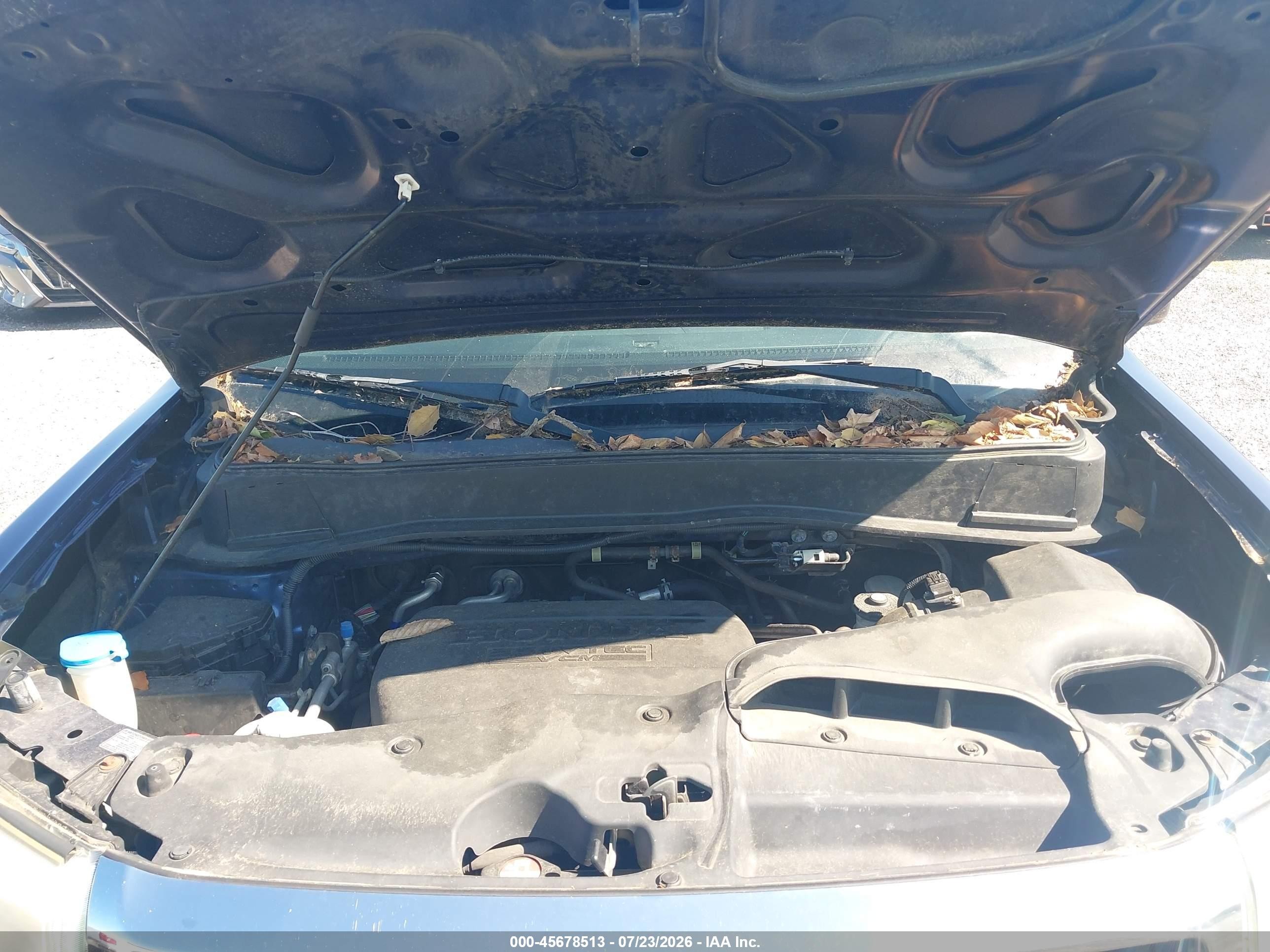 2013 Honda Pilot Ex-l Blue vin: 5FNYF3H5XDB032254