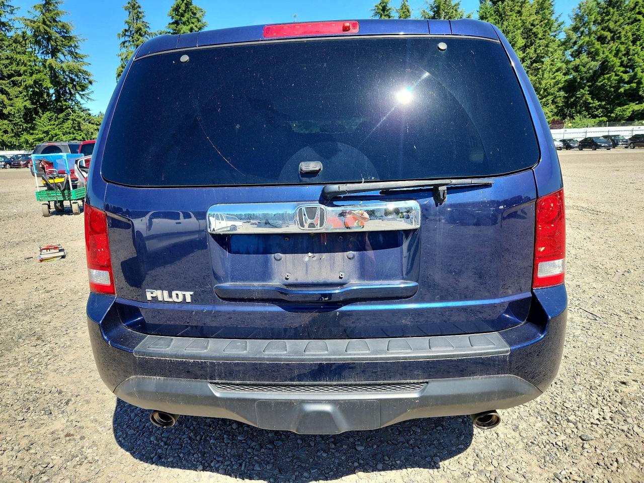 2013 Honda Pilot Exl Blue vin: 5FNYF3H5XDB037762