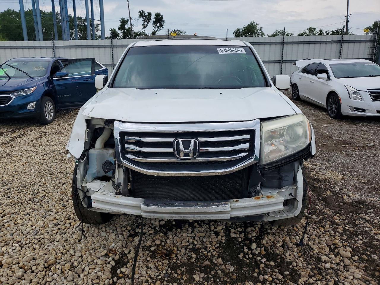 2014 Honda Pilot Exl White vin: 5FNYF3H5XEB020705