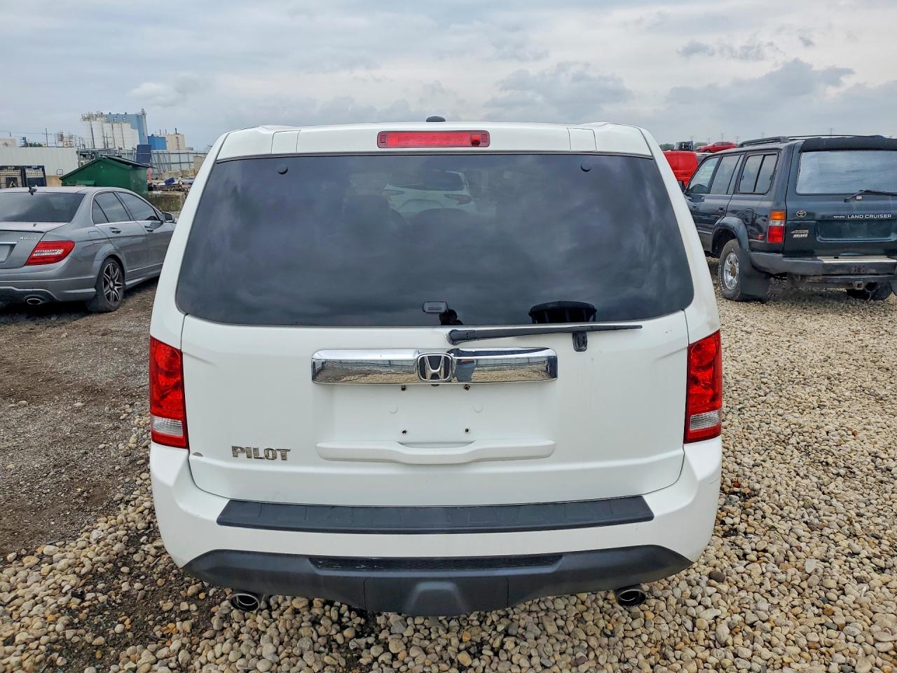 2014 Honda Pilot Exl White vin: 5FNYF3H5XEB020705