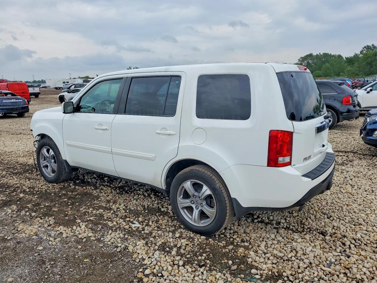 2014 Honda Pilot Exl White vin: 5FNYF3H5XEB020705