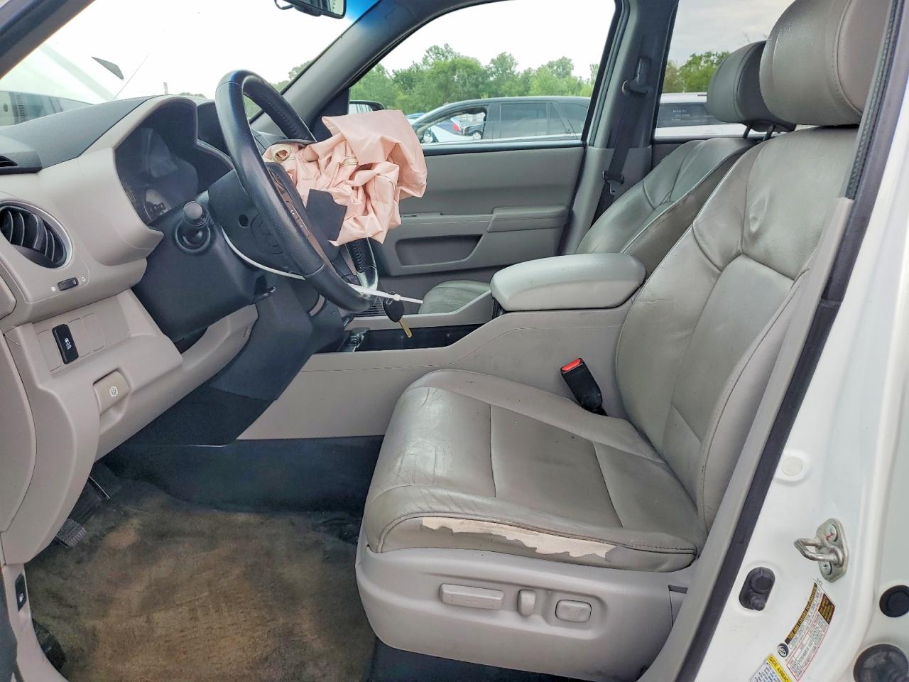 2014 Honda Pilot Exl White vin: 5FNYF3H5XEB020705