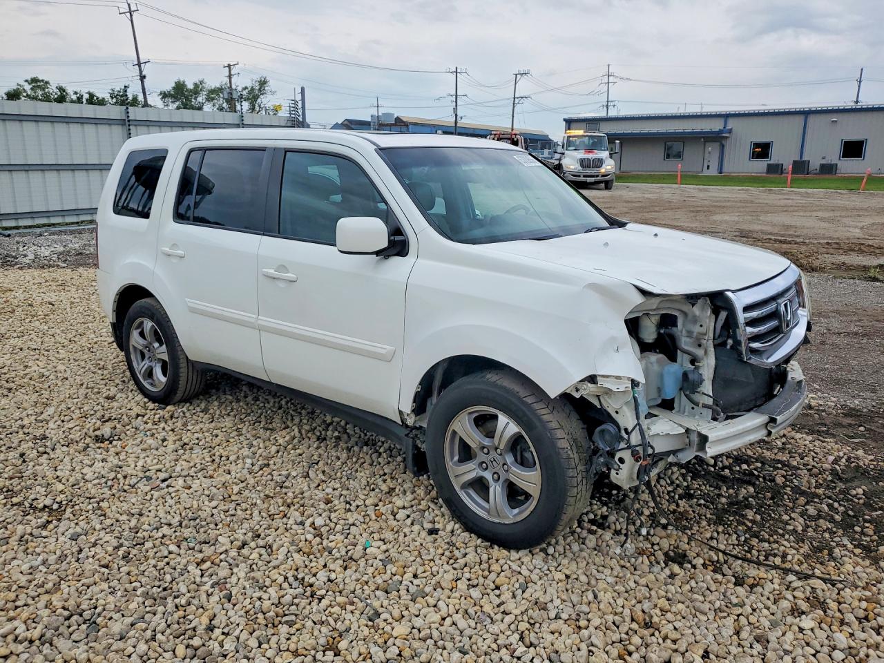 2014 Honda Pilot Exl White vin: 5FNYF3H5XEB020705
