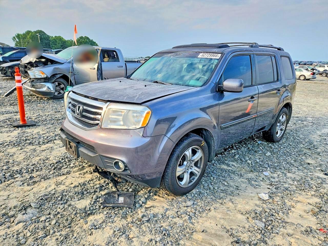 2014 Honda Pilot Exl Gray vin: 5FNYF3H5XEB021112