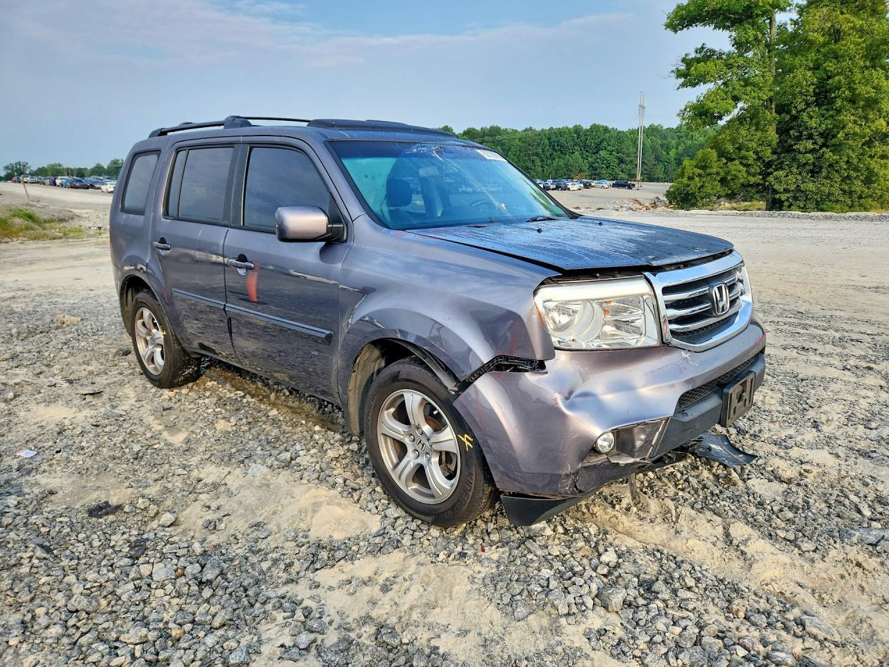 2014 Honda Pilot Exl Серый vin: 5FNYF3H5XEB021112