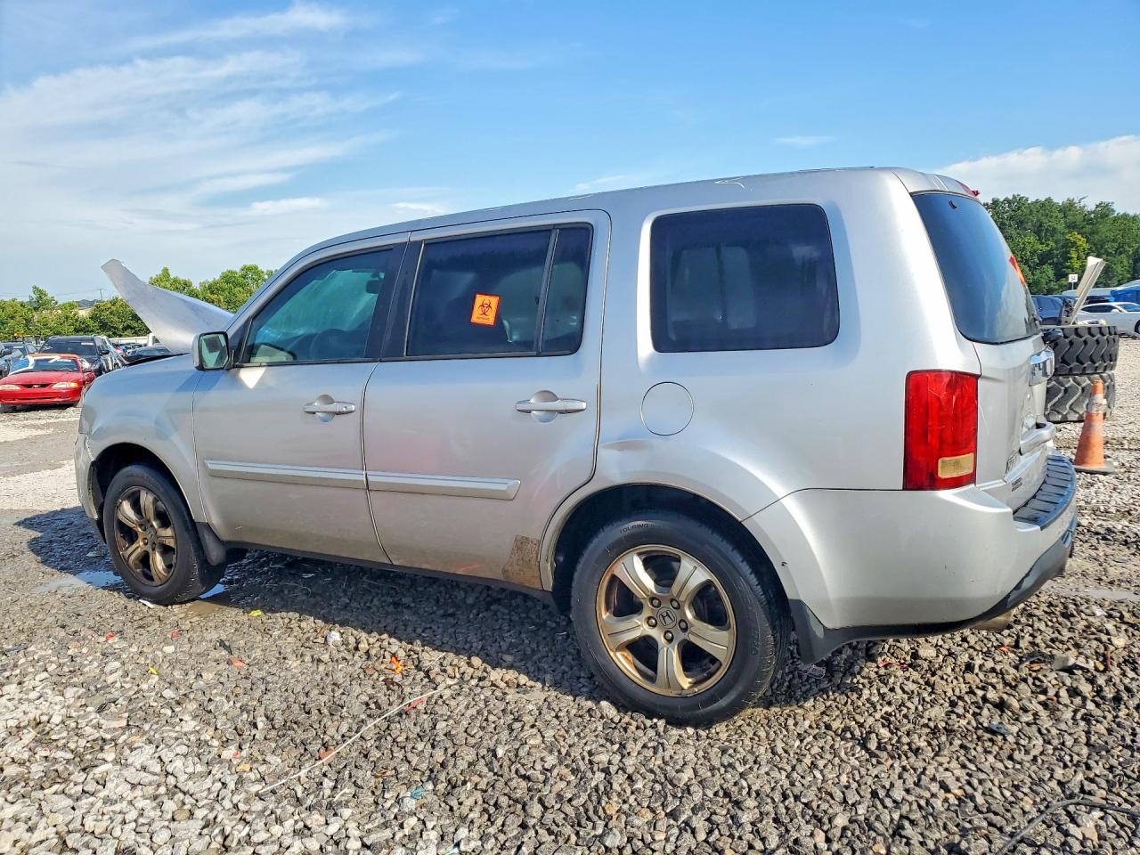 2014 Honda Pilot Exl Серебряный vin: 5FNYF3H5XEB024737