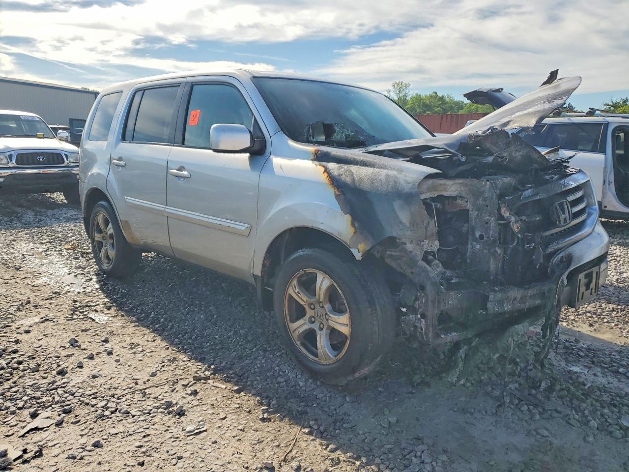 2014 Honda Pilot Exl Серебряный vin: 5FNYF3H5XEB024737