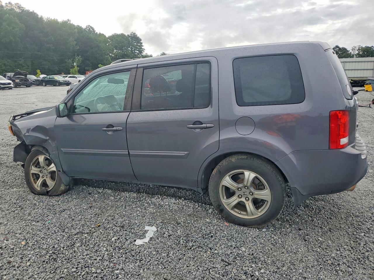2014 Honda Pilot Exl Gray vin: 5FNYF3H5XEB025385
