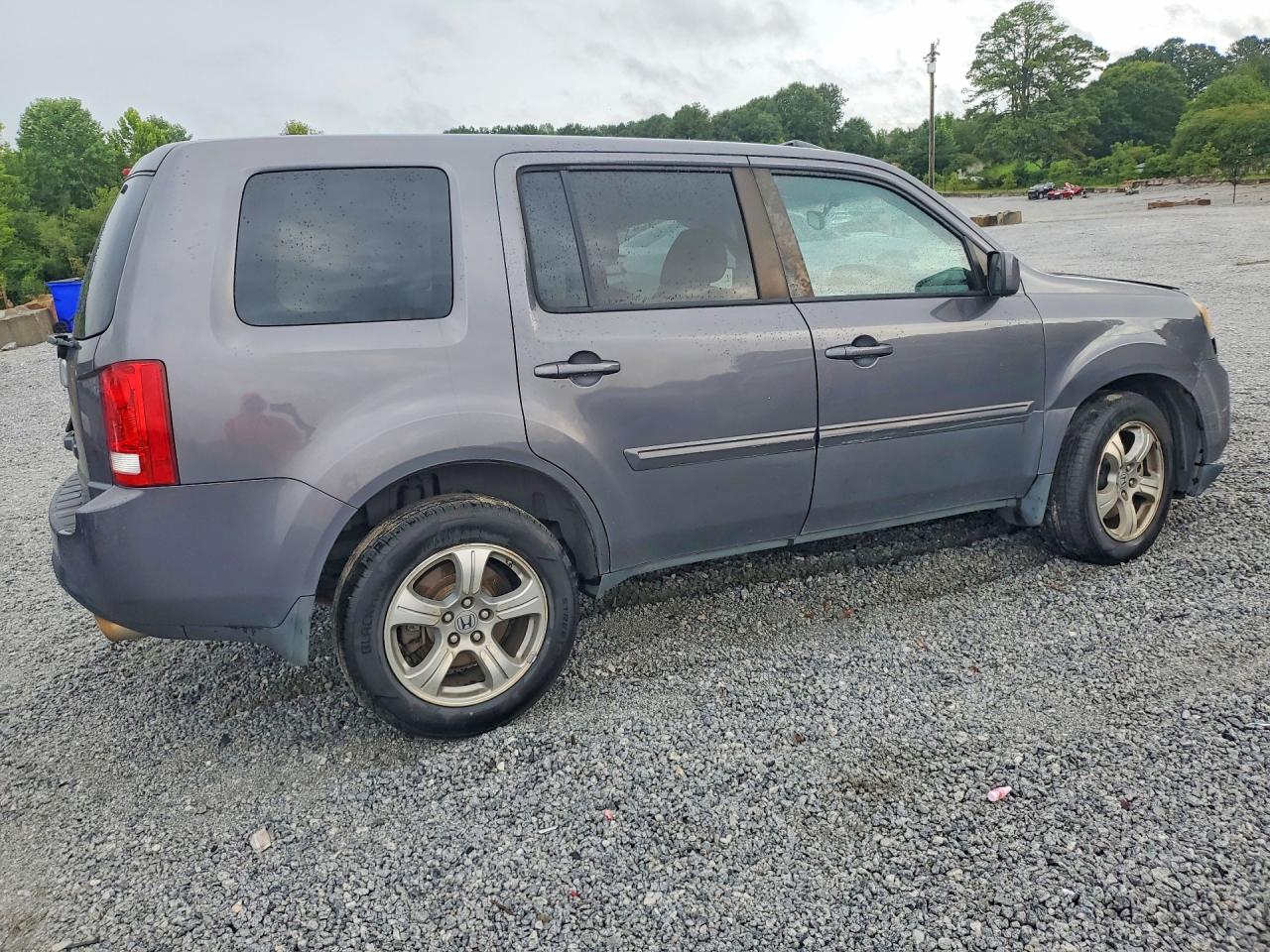 2014 Honda Pilot Exl Gray vin: 5FNYF3H5XEB025385