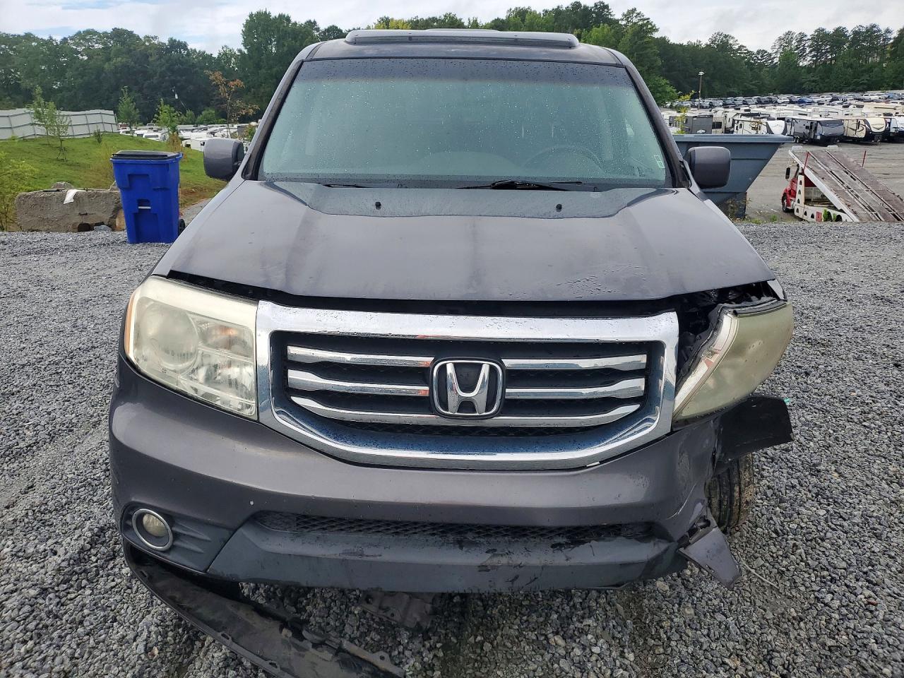 2014 Honda Pilot Exl Gray vin: 5FNYF3H5XEB025385