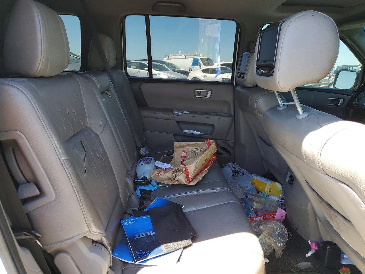 2014 Honda Pilot Exl White vin: 5FNYF3H5XEB027685
