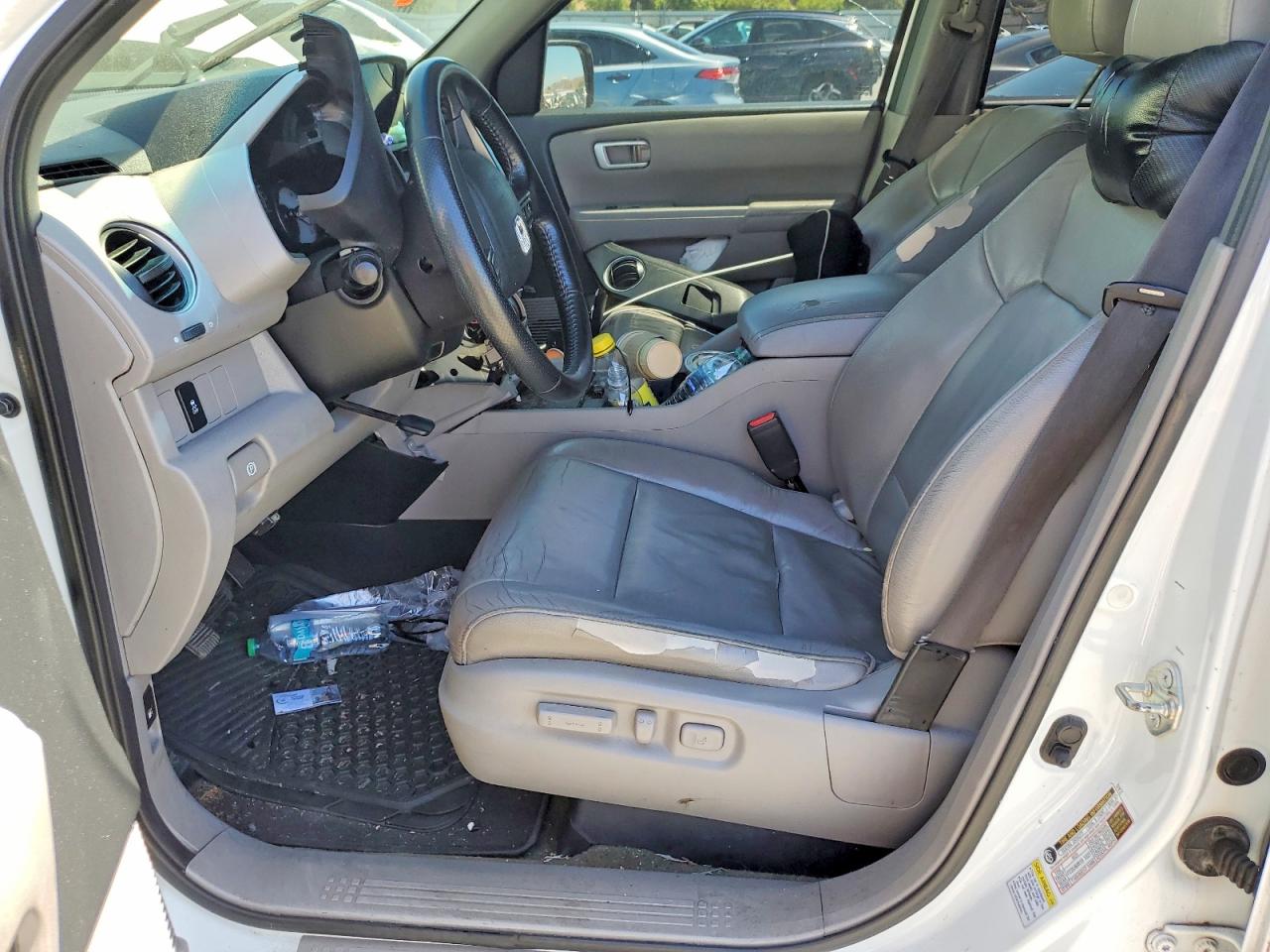 2014 Honda Pilot Exl White vin: 5FNYF3H5XEB027685