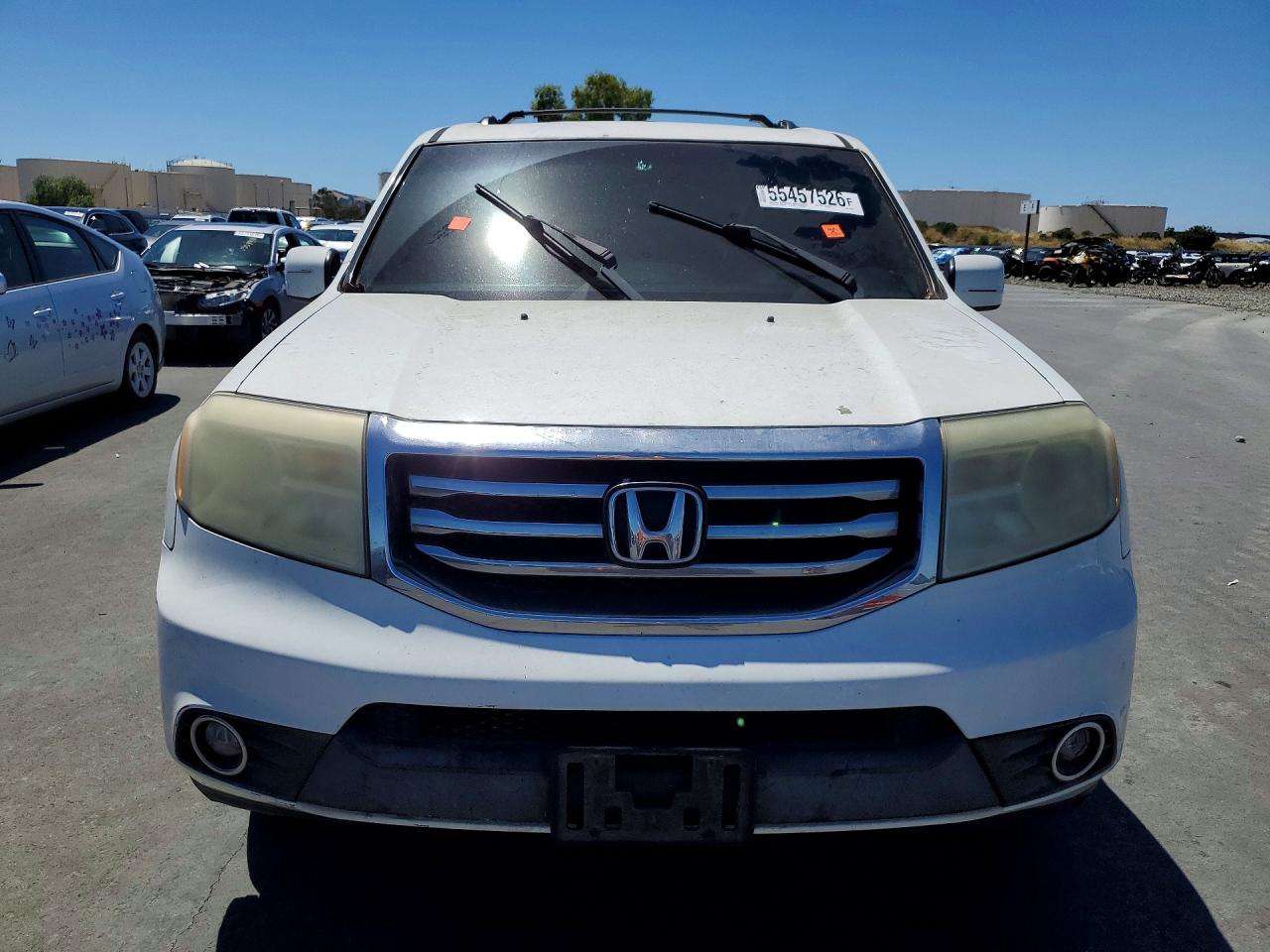2014 Honda Pilot Exl White vin: 5FNYF3H5XEB027685