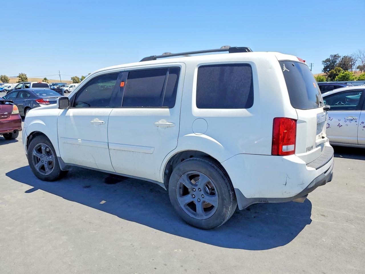 2014 Honda Pilot Exl White vin: 5FNYF3H5XEB027685