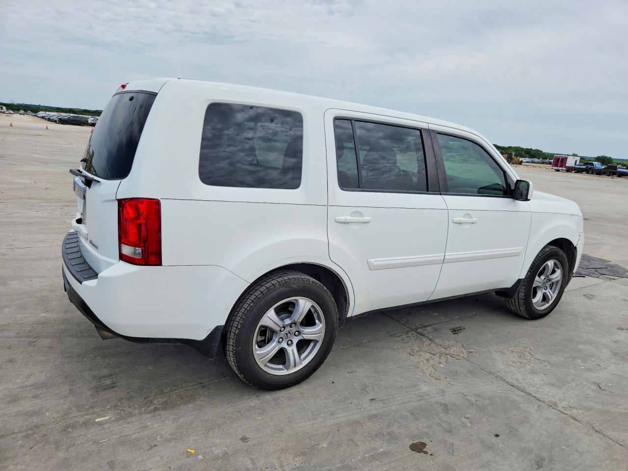 2015 Honda Pilot Exl White vin: 5FNYF3H5XFB004506