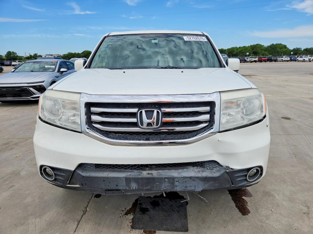 2015 Honda Pilot Exl White vin: 5FNYF3H5XFB004506