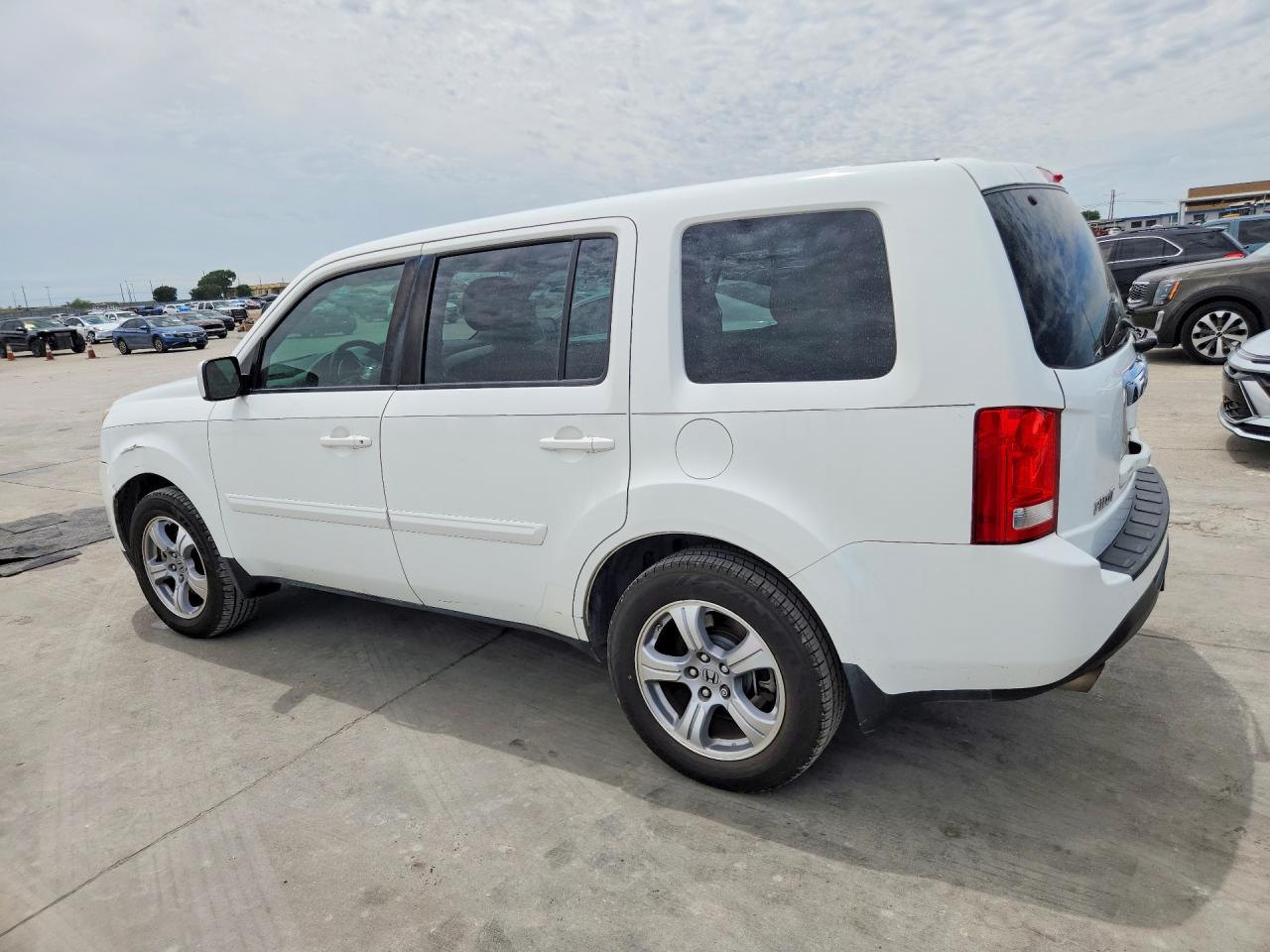 2015 Honda Pilot Exl White vin: 5FNYF3H5XFB004506