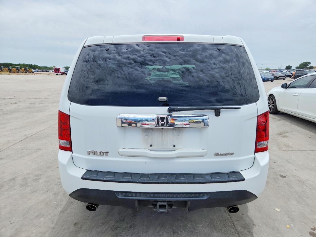2015 Honda Pilot Exl White vin: 5FNYF3H5XFB004506