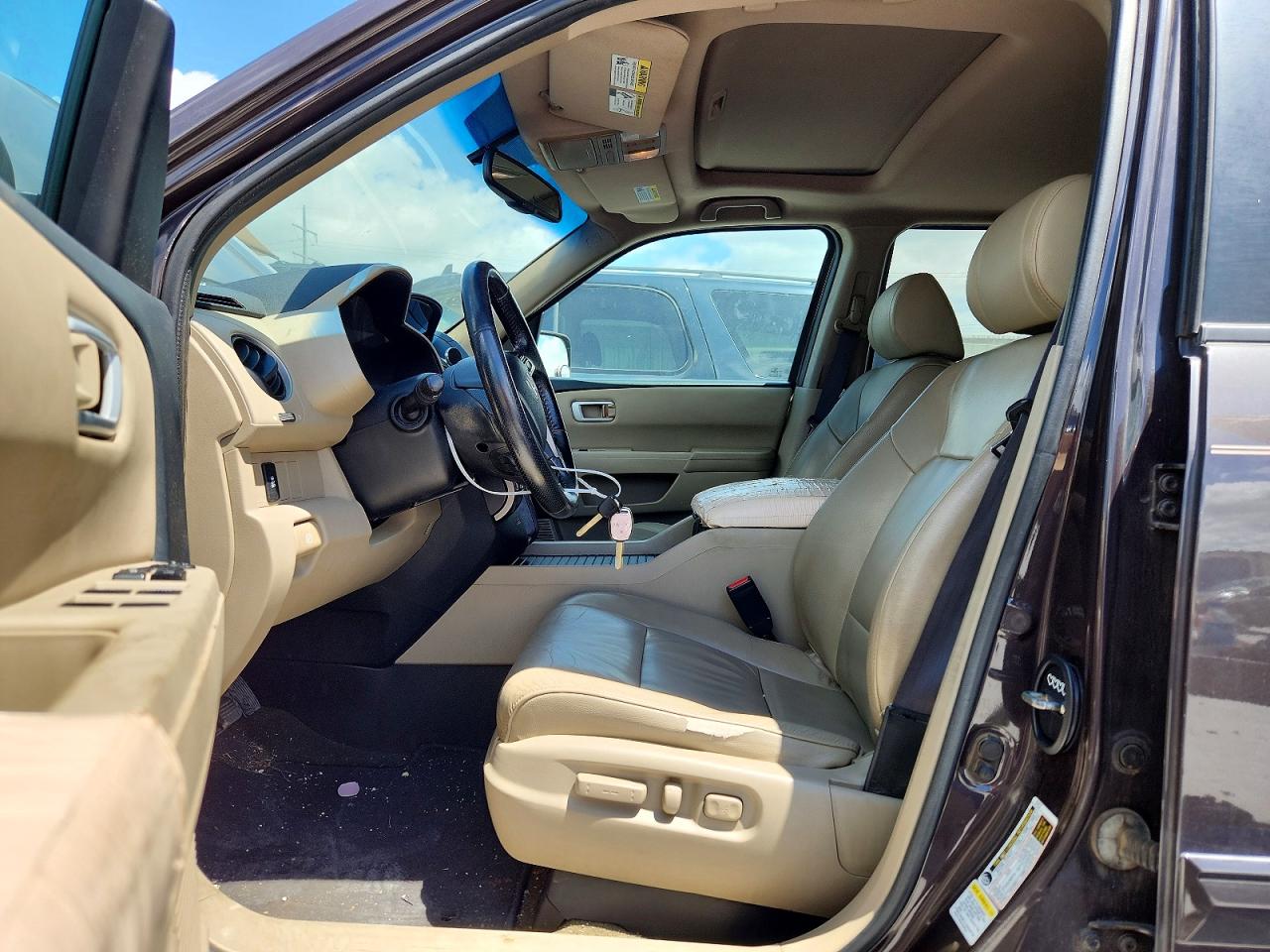 2015 Honda Pilot Exl Серый vin: 5FNYF3H5XFB017420