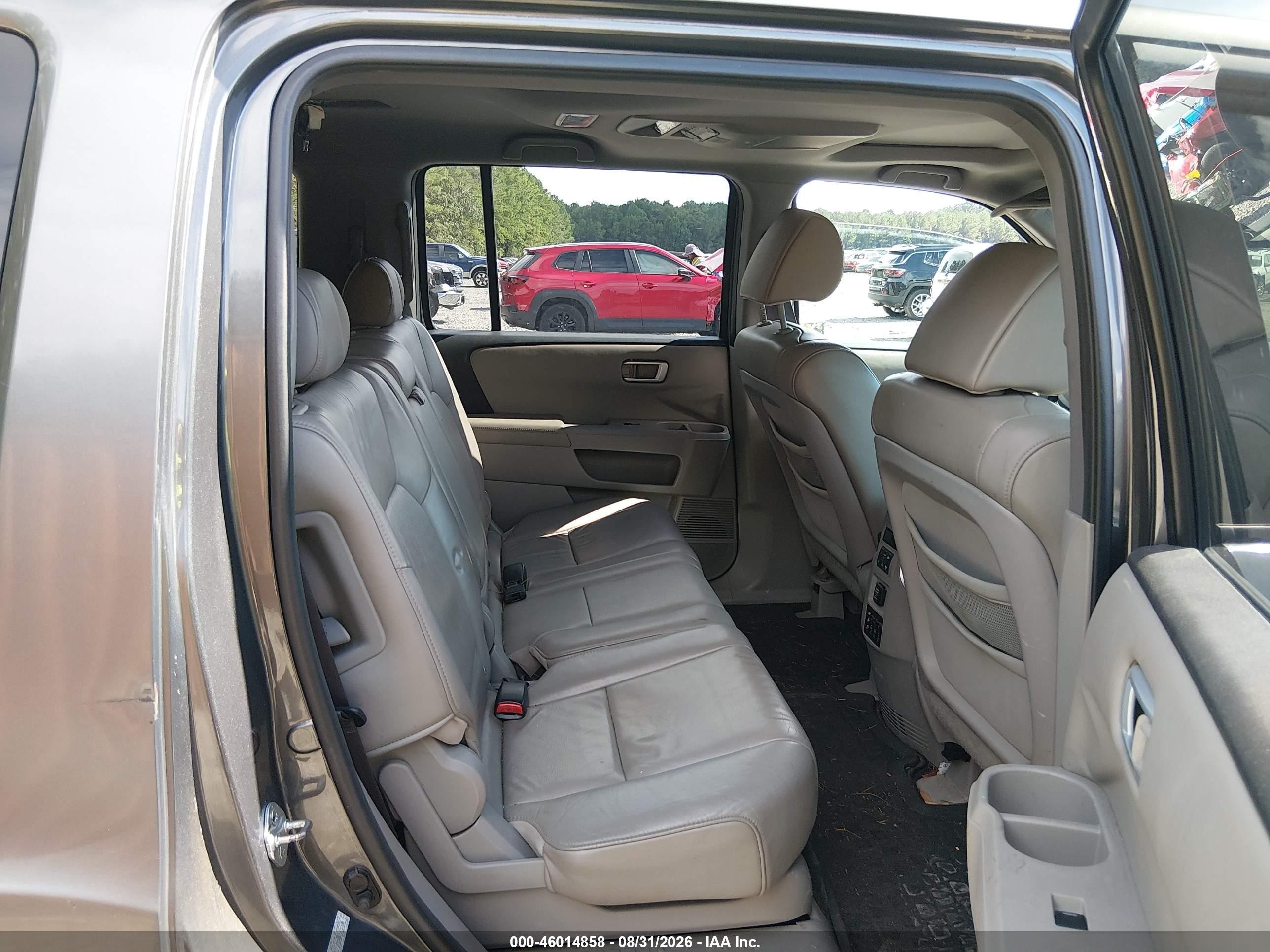 2011 Honda Pilot Ex-l Gray vin: 5FNYF3H60BB005506