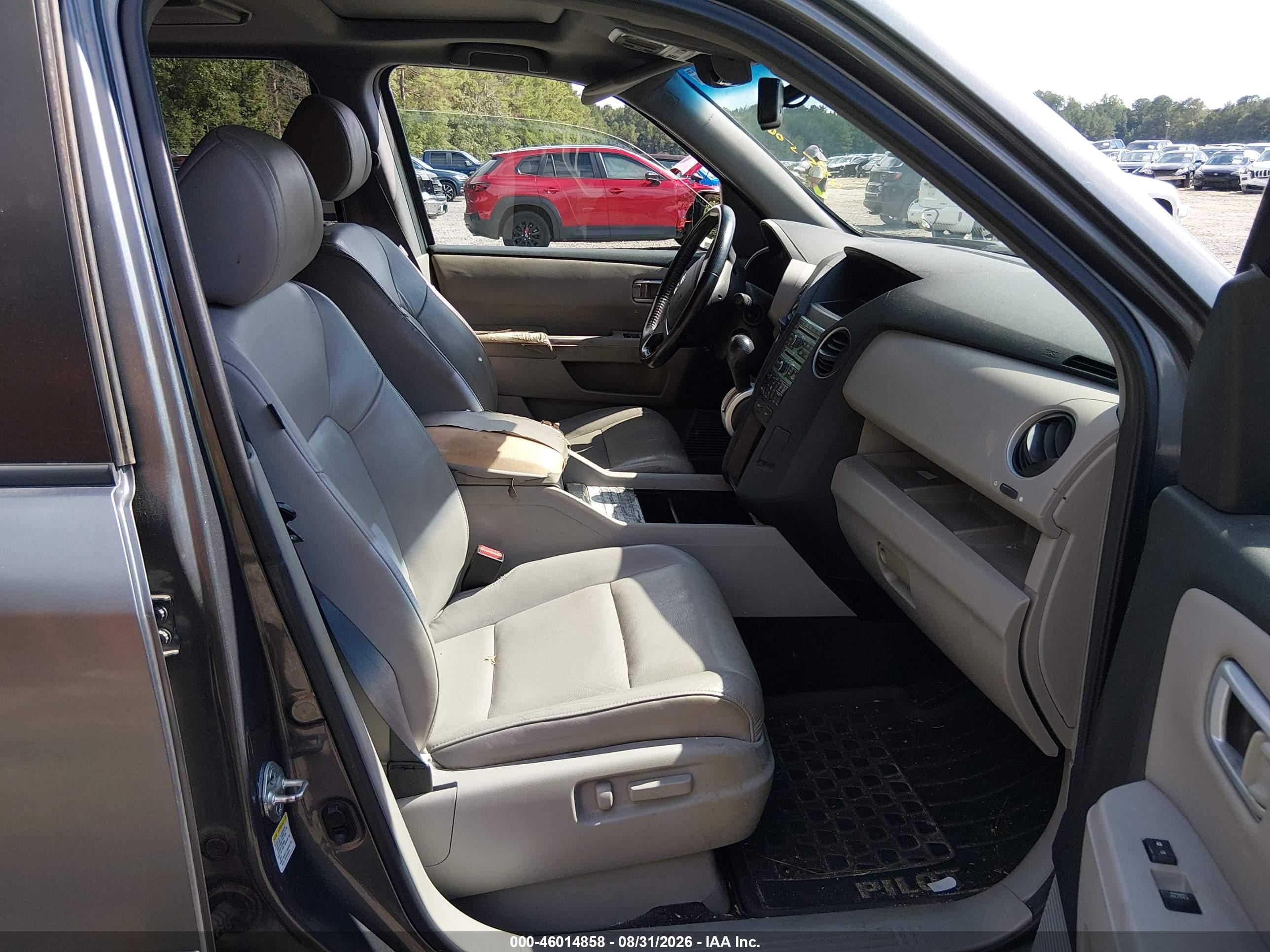 2011 Honda Pilot Ex-l Gray vin: 5FNYF3H60BB005506