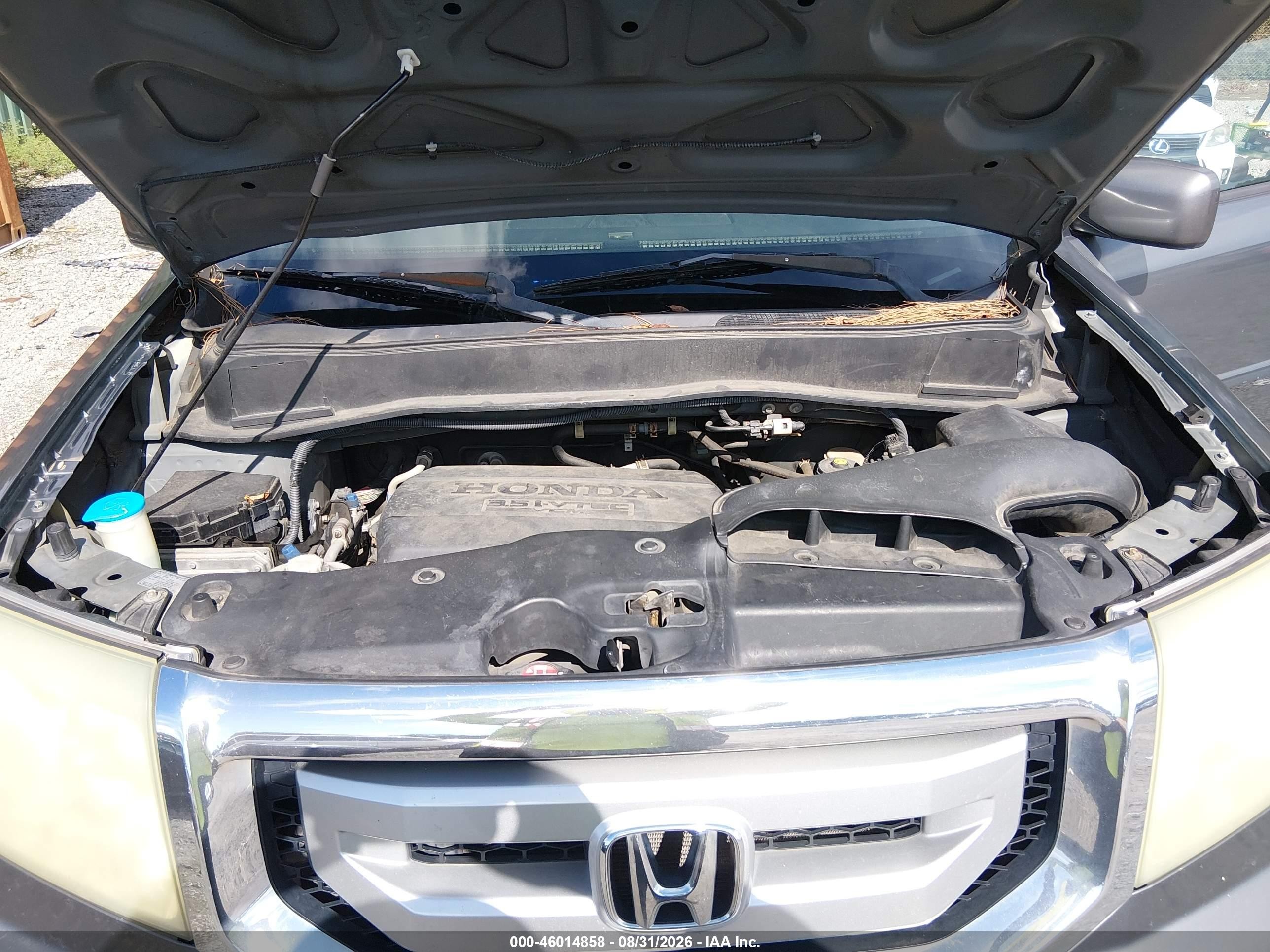 2011 Honda Pilot Ex-l Gray vin: 5FNYF3H60BB005506