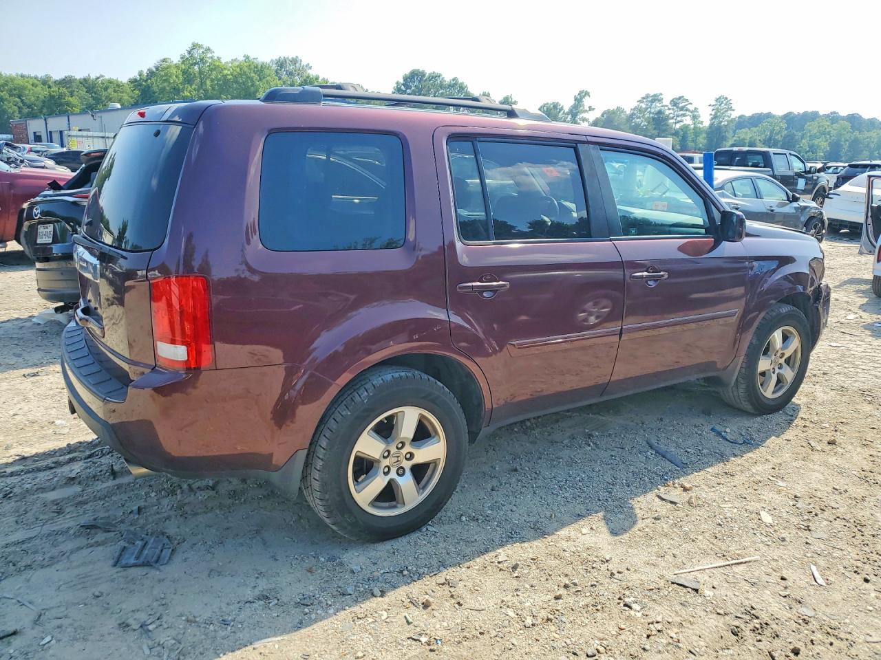 2011 Honda Pilot Exl Фиолетовый vin: 5FNYF3H60BB027702