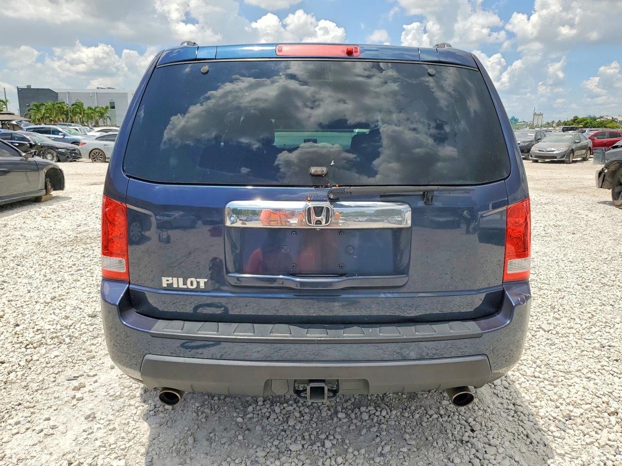 2011 Honda Pilot Exl Blue vin: 5FNYF3H60BB037355