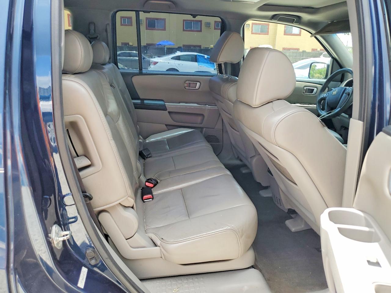 2011 Honda Pilot Exl Blue vin: 5FNYF3H60BB037355