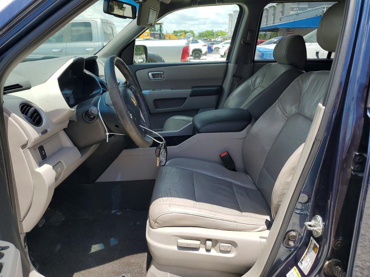 2011 Honda Pilot Exl Blue vin: 5FNYF3H60BB037355
