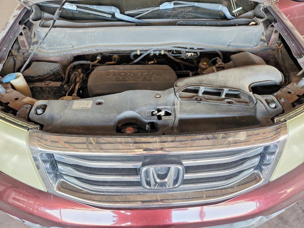 2012 Honda Pilot Exl Burgundy vin: 5FNYF3H60CB013249