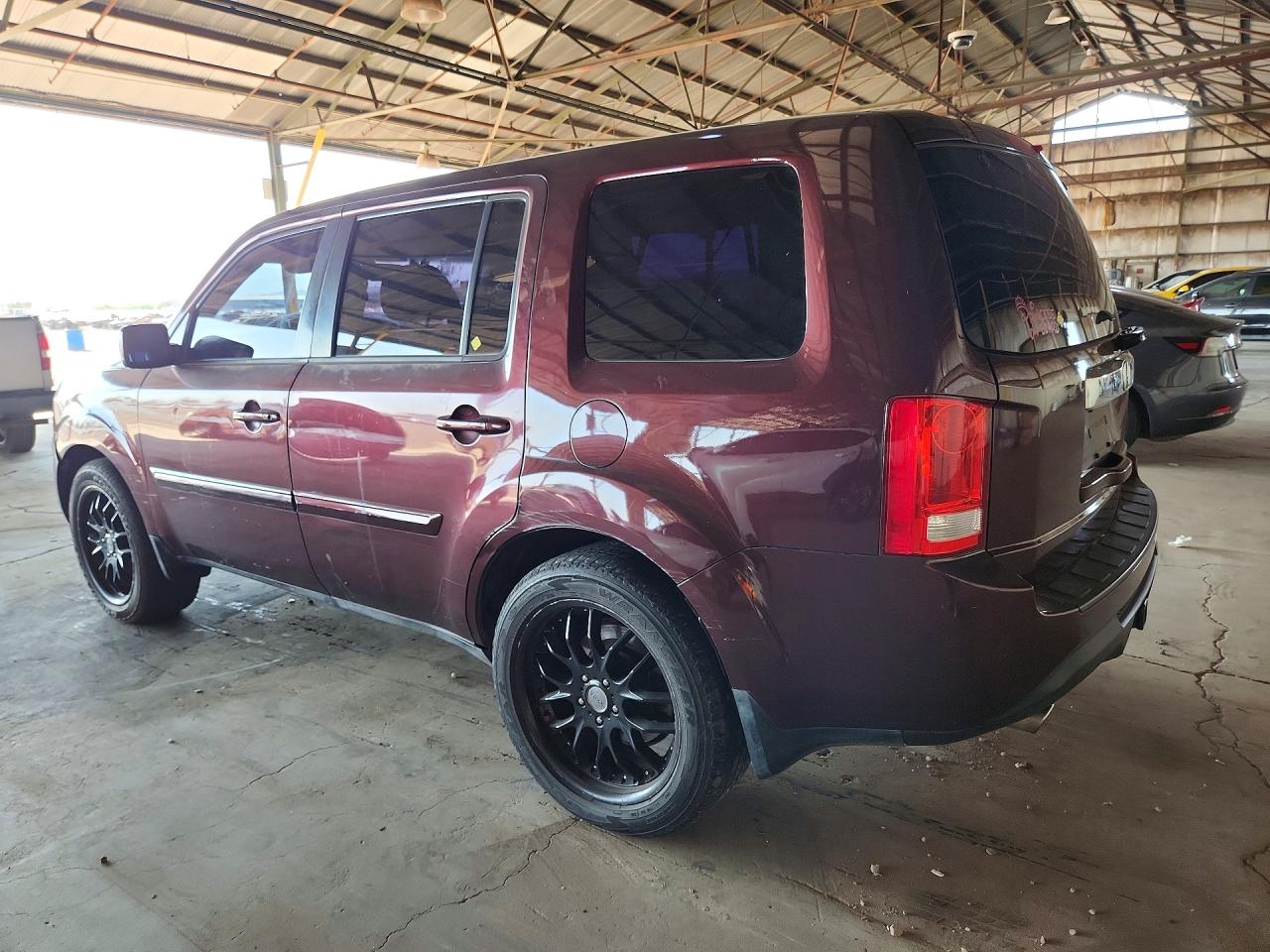 2012 Honda Pilot Exl Burgundy vin: 5FNYF3H60CB013249