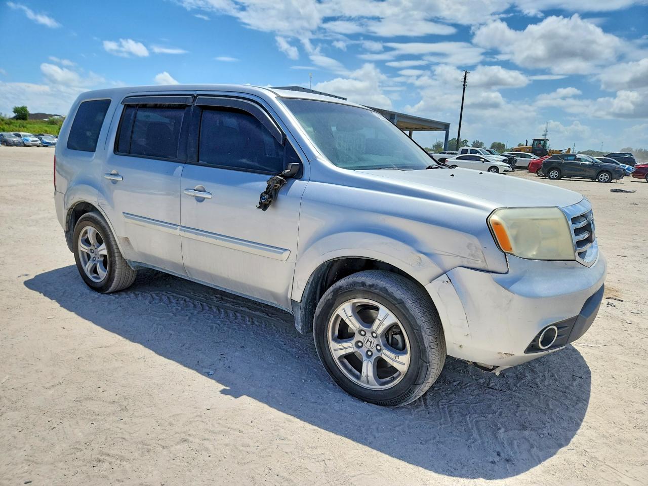 2012 Honda Pilot Exl Silver vin: 5FNYF3H61CB010182