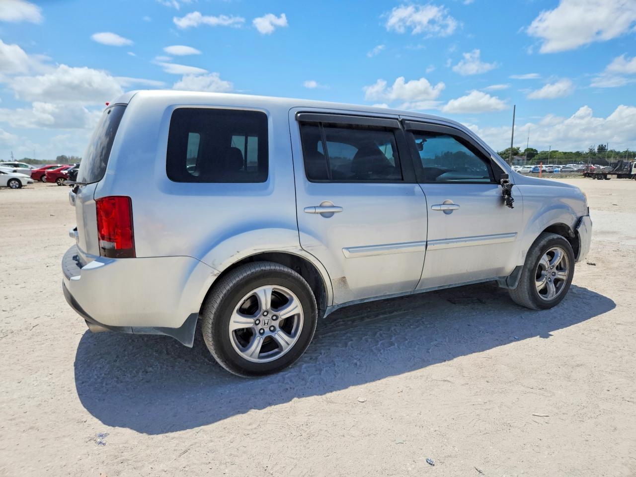 2012 Honda Pilot Exl Silver vin: 5FNYF3H61CB010182