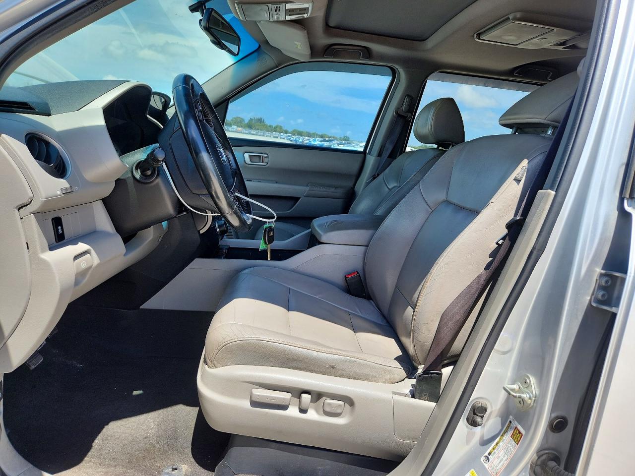 2012 Honda Pilot Exl Silver vin: 5FNYF3H61CB010182